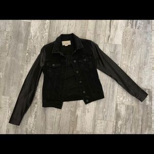 All saints leather and jean jacket size 4